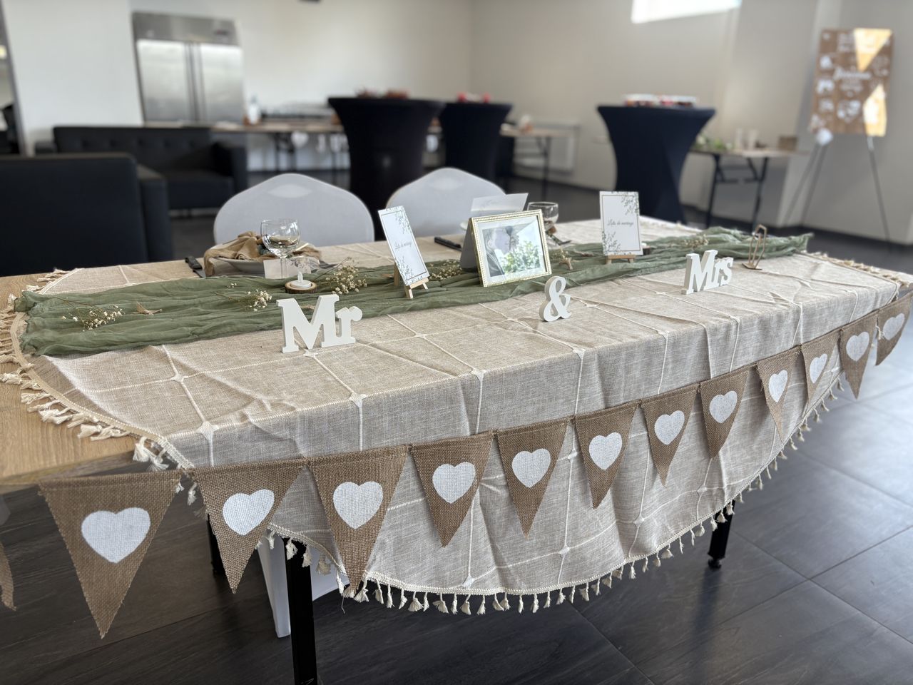 Décoration et aménagement pour un mariage dans les Hauts-de-France